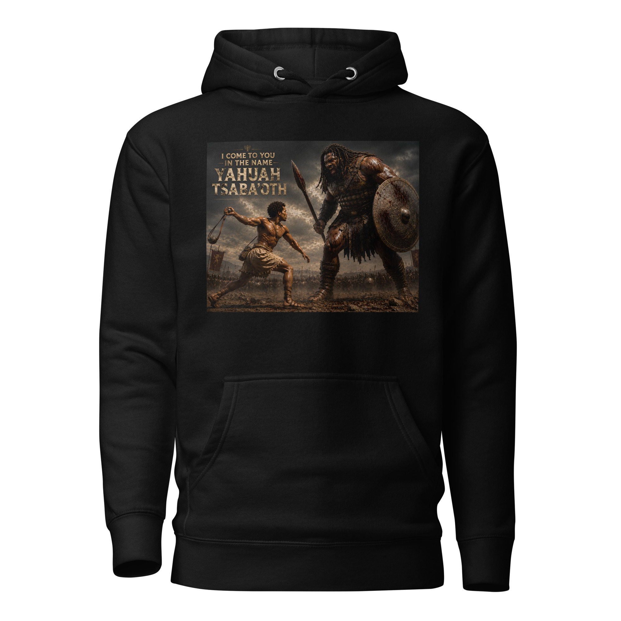 Dawid & Goliath Unisex Hoodie - Image 2