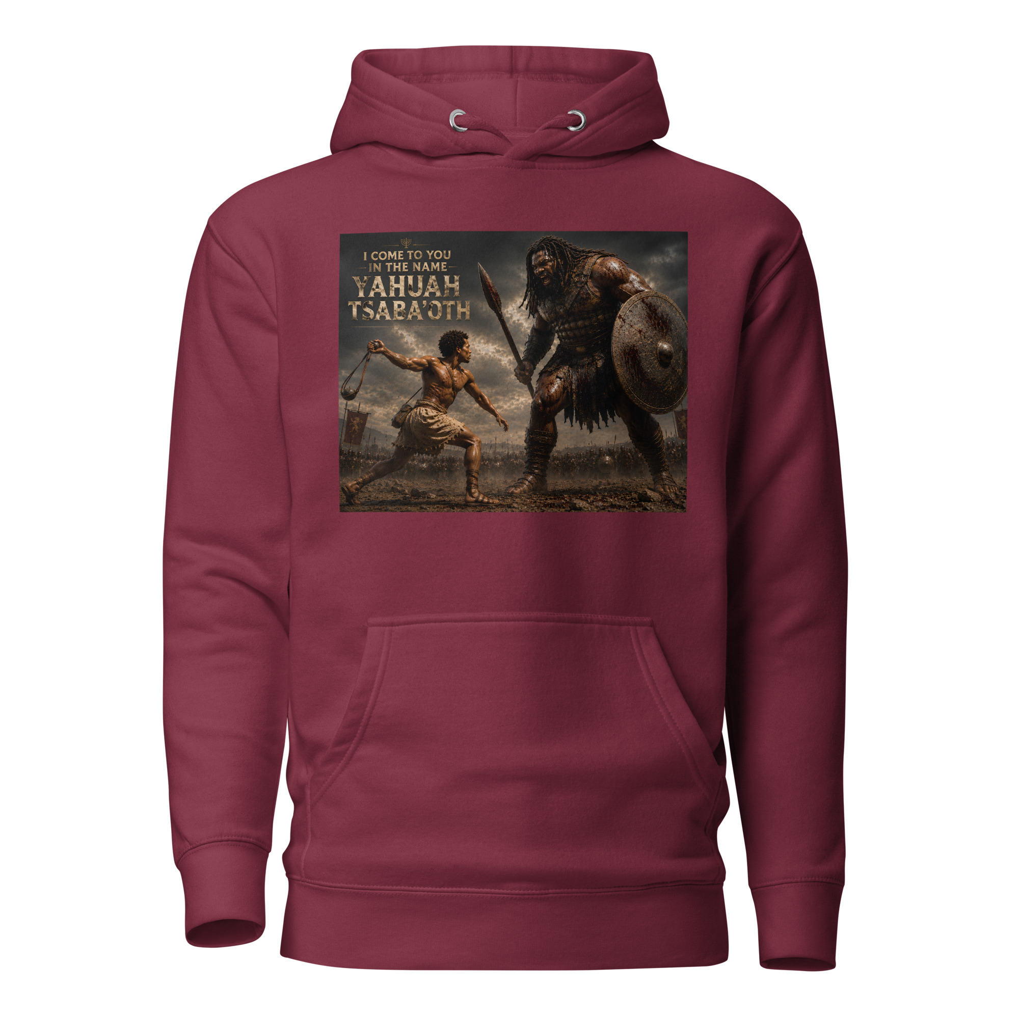 Dawid & Goliath Unisex Hoodie - Image 4